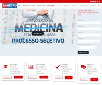 Fametro.edu.br(Ensino Presencial e a Distância) Screenshot