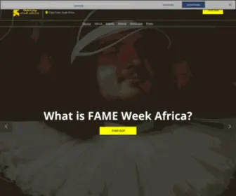 Fameweekafrica.com(FAME Week Africa) Screenshot