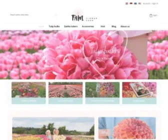 Famflowerfarm.com(A big range of fresh dahlia tubers) Screenshot