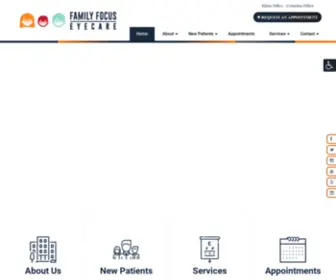 Famfocuseye.com(Family Focus Eyecare) Screenshot