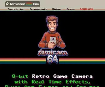 Famicam64.com(The Best 8bit Camera for iOS with Retro Real) Screenshot