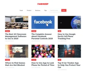 Famikeep.com(Techs, Guardian, Life) Screenshot