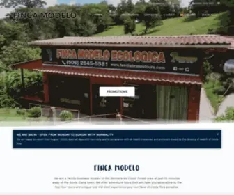 Familiabrenestours.com(Finca Modelo Monteverde) Screenshot