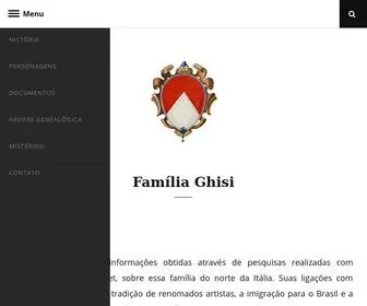 Familiaghisi.com(Seja bem) Screenshot