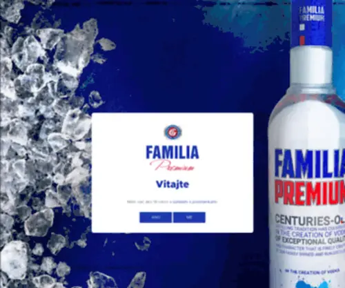 Familiapremium.sk(Familia Premium Vodka) Screenshot