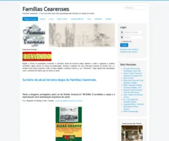 Familiascearenses.com.br(Famílias Cearenses) Screenshot