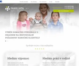 Familiata.cz(Chůvy) Screenshot