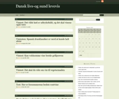 Familie-Sundhed.com(Dansk livs) Screenshot