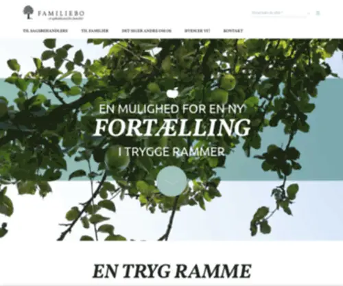 Familiebo.dk(Familiebo Familiedøgn institution) Screenshot