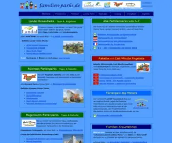 Familien-Parks.de(Center Parcs) Screenshot