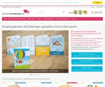 Familieneinladungen.de(Einladungskarten & Einladungen) Screenshot