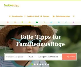 Familienkultour.de(Ausflüge mit Kindern) Screenshot