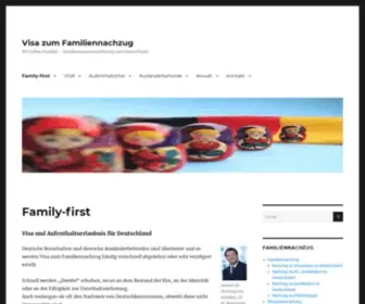 FamiliennachZug-Visum.de(Visa zum Familiennachzug) Screenshot