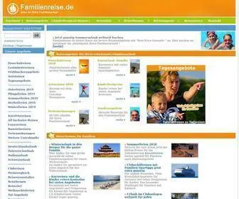 Familienreise.de(Familienreisen Familienurlaub Reiseangebote) Screenshot
