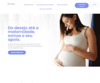 Families.com.br(Sua Plataforma de Financiamentos para Reprodução Assistida) Screenshot