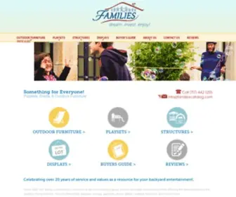 Familiescatalog.com(Swing Sets) Screenshot