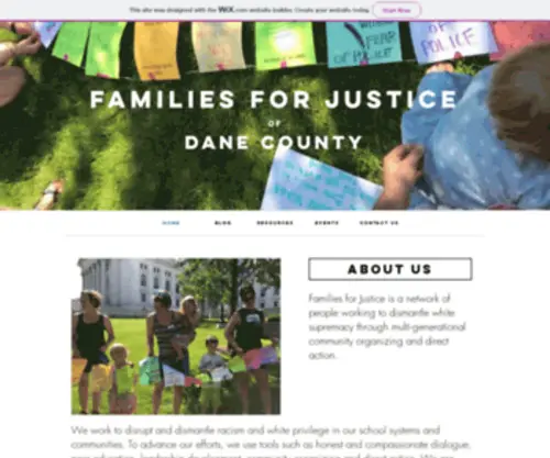 Familiesforjustice.org(Home) Screenshot