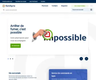 Familiprix.com(Pharmacie Québec) Screenshot
