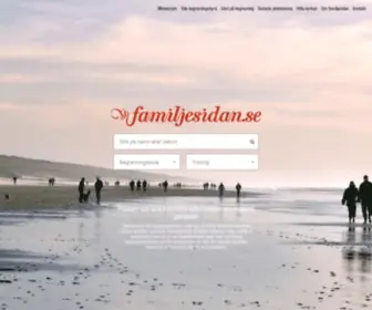 Familjesidan.se(Dödsannonser) Screenshot