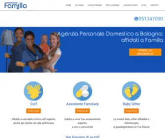 Familla.it(Agenzia Personale Domestico a Bologna) Screenshot