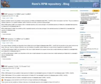 Famillecollet.com(Remi's RPM repository) Screenshot