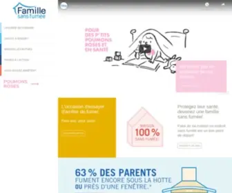 Famillesansfumee.ca(Famille Sans Fumée) Screenshot