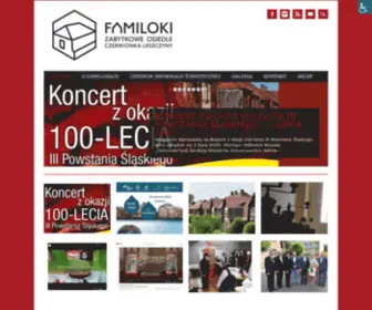 Familoki.com.pl(Zabytkowe Osiedle Patronackie Kopalni Dębieńsko) Screenshot