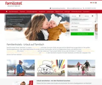 Familotel.com(Familienhotels f) Screenshot