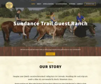 Family-Dude-Ranch.com(The best Colorado family dude ranch vacations are small family dude ranching all inc) Screenshot