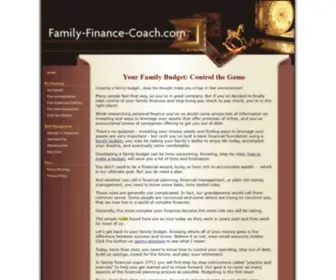 Family-Finance-Coach.com(Family budget) Screenshot