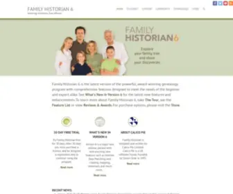Family-Historian.co.uk(Family Historian 6) Screenshot