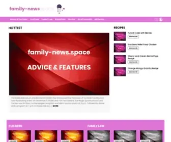 Family-News.space(All about the world of family and love) Screenshot
