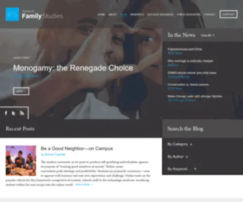 Family-Studies.org(Institute for Family Studies) Screenshot