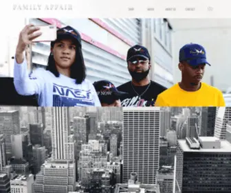 Familyaffairshop.com(Family Affair Clothing) Screenshot