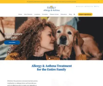 Familyallergy.com(Family Allergy & Asthma) Screenshot