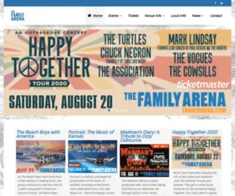 Familyarena.com(Concert, Comedy, and Sporting Event Venue in St) Screenshot