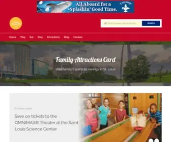 Familyattractionscard.com(Family Attractions Card) Screenshot