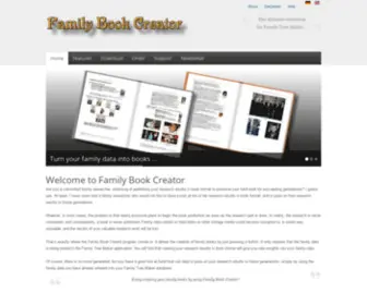 Familybookcreator.com(Family Book Creator) Screenshot