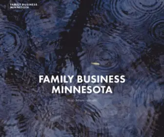 Familybusinessmn.com(Family Business Succession) Screenshot