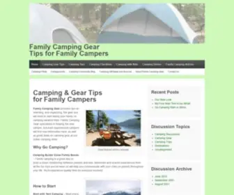 Familycampinggear.com(Family Camping Gear) Screenshot