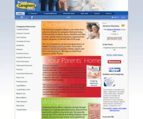 Familycareamerica.com(Aglets ERP) Screenshot