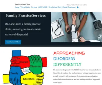 FamilycareclinicForadHD.com(Making Families Whole) Screenshot