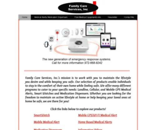 Familycaresrv.com(Family Care Services) Screenshot