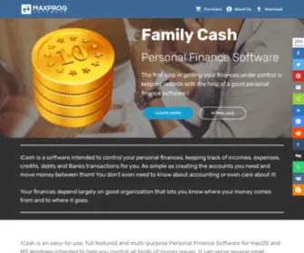 Familycash.com(Personal Finance Software for macOS and MS Windows) Screenshot