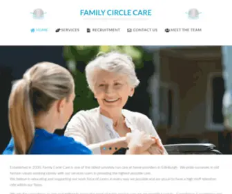 Familycircles.org(Family Care Services in Edinburgh and Lothians) Screenshot