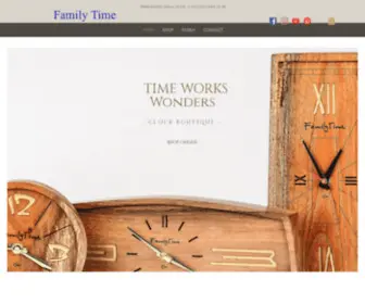 Familyclocks.com(Family Time DesignFamily Time Design) Screenshot