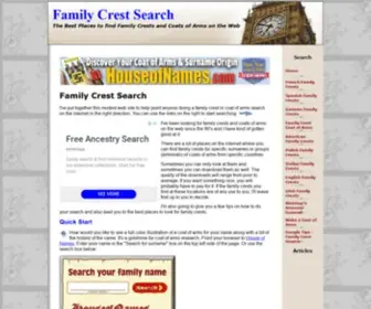 Familycrestsearch.org(Family Crest Search) Screenshot