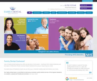 Familydentaleastwood.co.uk(Dentist in Eastwood Leigh) Screenshot