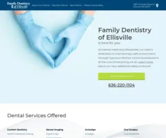 Familydentistryofellisville.com(Family Dentistry of Ellisville) Screenshot