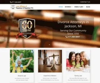 Familydivorceattorney.net(Jackson MI Divorce Lawyers and Family Law Attorney) Screenshot